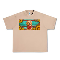 Burro golden retriever license plate Urban Heavy Tee - Artiststas