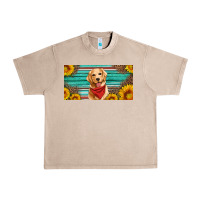 French Oak golden retriever license plate Urban Heavy Tee - Artiststas