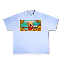 Golden Retriever License Plate Urban Heavy Tee | Teevron