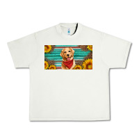 Pistachio golden retriever license plate Urban Heavy Tee - Artiststas