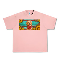 Salmon golden retriever license plate Urban Heavy Tee - Artiststas