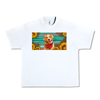 White golden retriever license plate Urban Heavy Tee - Artiststas
