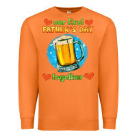 Carrot our first father's day together and beer Premium Sweatshirt - HRA Design Shop