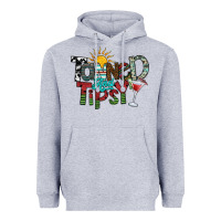 Heather Grey tanned and tipsy Heavyweight Hoodie - SublimationCraftShop