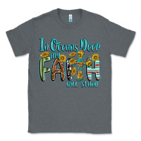 Charcoal Heather in oceans deep faith will stand Classic Tee - texasbilliewilder
