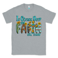Heather Grey in oceans deep faith will stand Classic Tee - texasbilliewilder