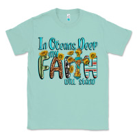 Seafoam in oceans deep faith will stand Classic Tee - texasbilliewilder