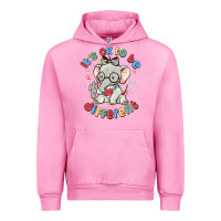 Fuchsia Pink it's ok to be different Urban Hoodie - MaliasSmallBusiness