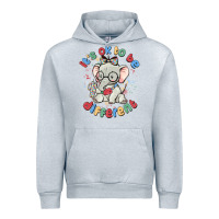Heather Grey it's ok to be different Urban Hoodie - MaliasSmallBusiness