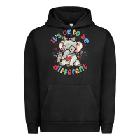 Pigment Black it's ok to be different Urban Hoodie - MaliasSmallBusiness