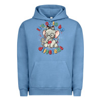 Pigment Pebble Blue it's ok to be different Urban Hoodie - MaliasSmallBusiness