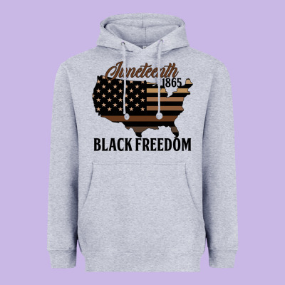 Juneteenth 1865 Black Freedom Heavyweight Hoodie Designed By Hra Design Shop
