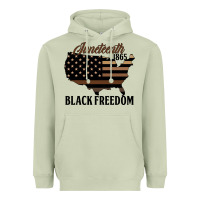 Matcha juneteenth 1865 black freedom Heavyweight Hoodie - HRA Design Shop