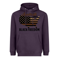 Plum juneteenth 1865 black freedom Heavyweight Hoodie - HRA Design Shop