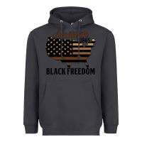 Smoke juneteenth 1865 black freedom Heavyweight Hoodie - HRA Design Shop