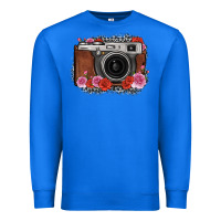 True Royal rose grey leopard vintage camera Premium Sweatshirt - FaDigitalArtStudio
