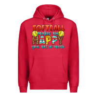 Cardinal Softball Makes Me Happy You, Not So Much Premium Hoodie - LillyAllenDesigns