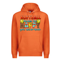 Carrot Softball Makes Me Happy You, Not So Much Premium Hoodie - LillyAllenDesigns