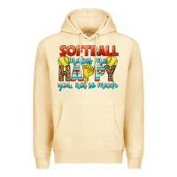 Pina Colada Softball Makes Me Happy You, Not So Much Premium Hoodie - LillyAllenDesigns