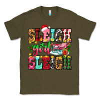 Army Green sleigh girl sleigh Classic Tee - Zillion Design Studio