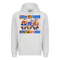 Dove Grey American gnomes Premium Hoodie - AdoDesignShop
