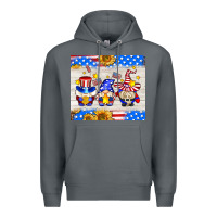 Rock American gnomes Premium Hoodie - AdoDesignShop