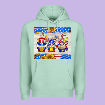 American Gnomes Premium Hoodie Designed By Adodesignshop
