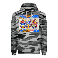 Slate Camo American gnomes Premium Hoodie - AdoDesignShop