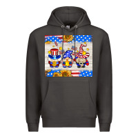 Smoke American gnomes Premium Hoodie - AdoDesignShop