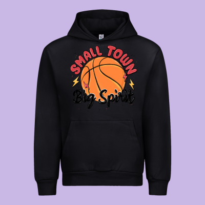 Small Town Big Spirit Urban Hoodie Designed By Maliassmallbusiness