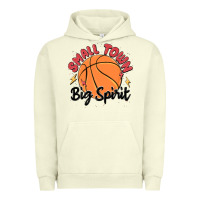 Pigment Pistachio small town big spirit Urban Hoodie - MaliasSmallBusiness