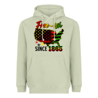 Matcha free ish since 1865 Heavyweight Hoodie - HRA Design Shop