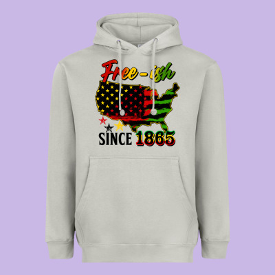 Free Ish Since 1865 Heavyweight Hoodie Designed By Hra Design Shop