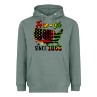 Sage free ish since 1865 Heavyweight Hoodie - HRA Design Shop