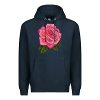 Navy queen of elegance Premium Hoodie - LillyAllenDesigns