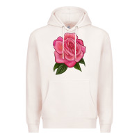 Pale Pink queen of elegance Premium Hoodie - LillyAllenDesigns