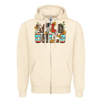 Sandshell wild child Zipper Hoodie - Zillion Design Studio