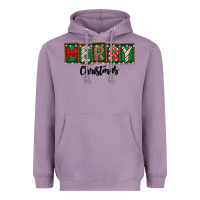 Lavender Merry Christmas Heavyweight Hoodie - CowhideDigitalArt