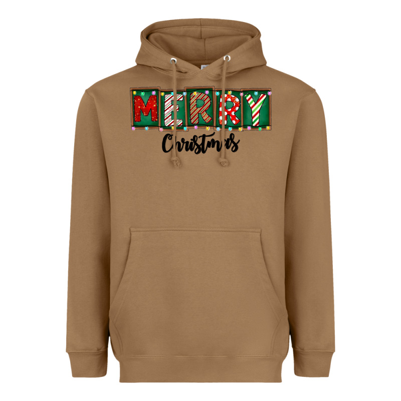 Merry Christmas Heavyweight Hoodie by CowhideDigitalArt | Teevron