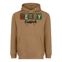 Toasted Coconut Merry Christmas Heavyweight Hoodie - CowhideDigitalArt