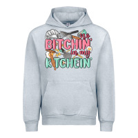 Heather Grey no bitchin in my kitchin Urban Hoodie - MaliasSmallBusiness