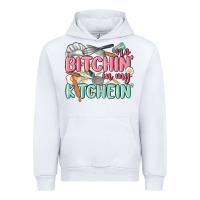 White no bitchin in my kitchin Urban Hoodie - MaliasSmallBusiness