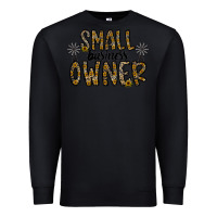 Black small business owner Premium Sweatshirt - CowhideDigitalArt