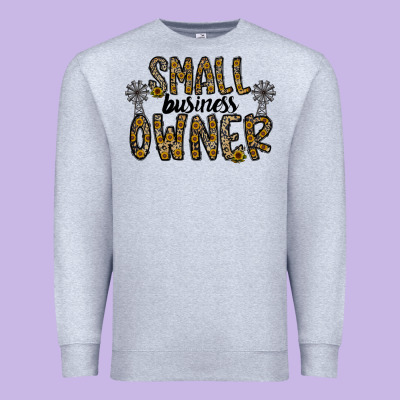 Small Business Owner Premium Sweatshirt Designed By Cowhidedigitalart