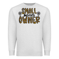 Oatmeal Heather small business owner Premium Sweatshirt - CowhideDigitalArt