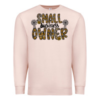 Pale Pink small business owner Premium Sweatshirt - CowhideDigitalArt