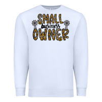 White small business owner Premium Sweatshirt - CowhideDigitalArt
