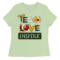 Matcha teach love inspire Ladies Tee - BarkalooDesign