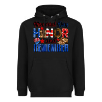 Black Memorial day honor and remember Heavyweight Hoodie - Neo Western