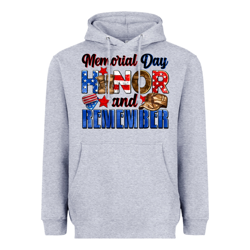Memorial Day Honor And Remember Heavyweight Hoodie by Neo Western | Teevron